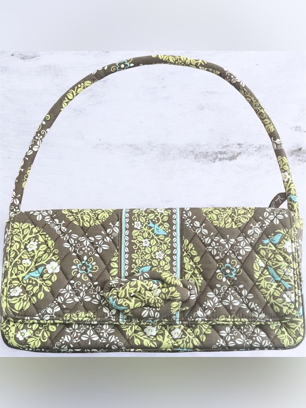 Vera Bradley Knot Just A Clutch Shoulder Bag Sittin’ in a Tree Retired NWOT
